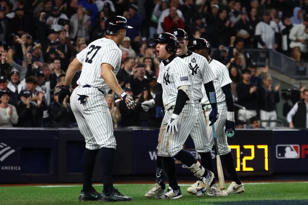 Los bates de los Yankees reaccionan y evitan la eliminación en la Serie Mundial 