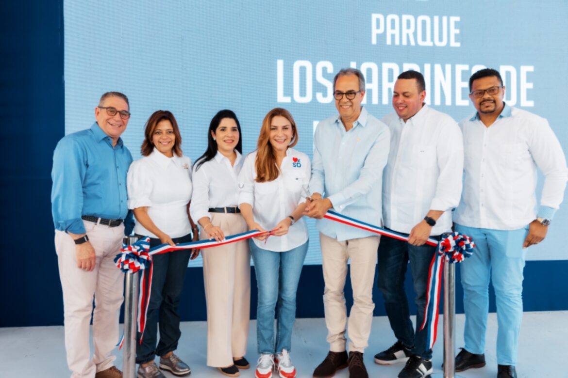 Banco Popular y Alcaldía del DN remozan parque Jardines Los Cerezos