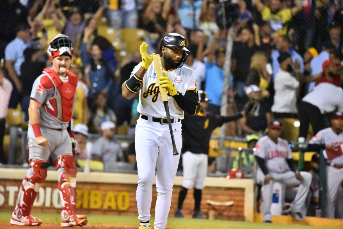 Con grand slam de Aderlin Rodríguez, Águilas derrotan a Leones