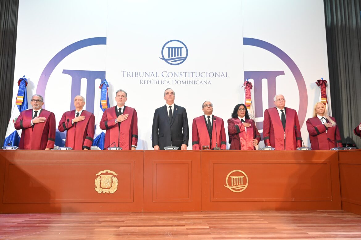 Tribunal Constitucional realiza histórica audiencia solemne en conmemoración del 180 aniversario de la Constitución dominicana