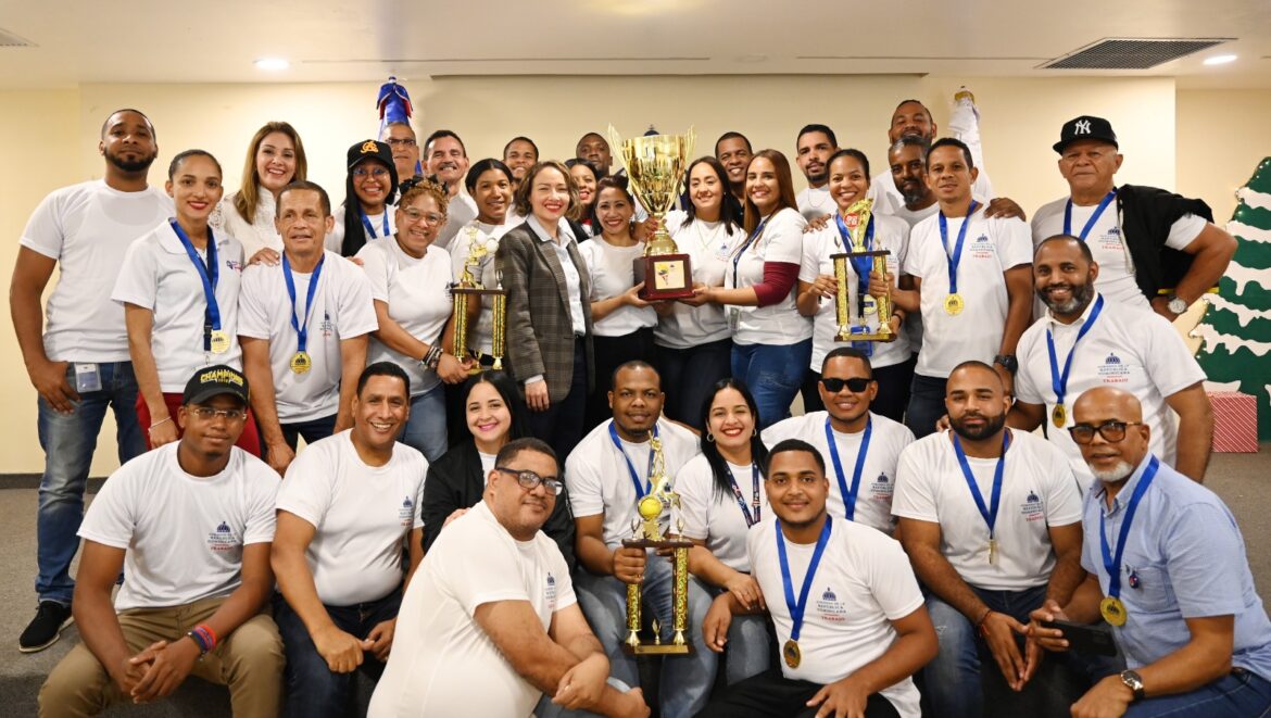 Ministerio de Trabajo gana Juegos Deportivos Gubernamentales 2024