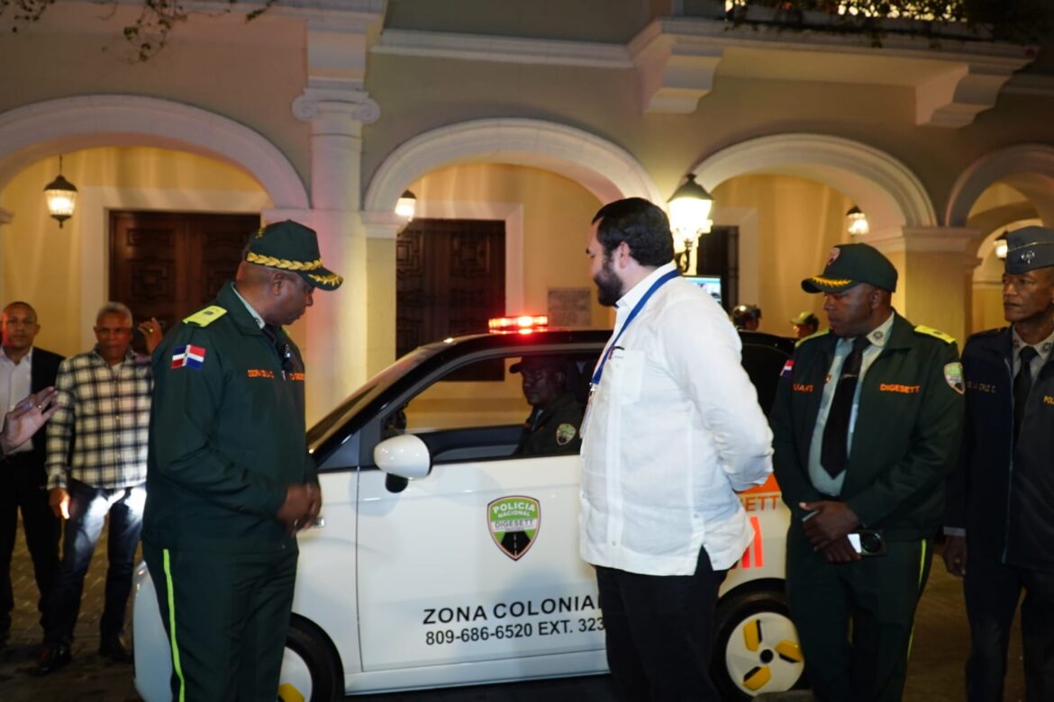 Incorporan vehículo eléctrico para la seguridad vial en la Zona Colonial